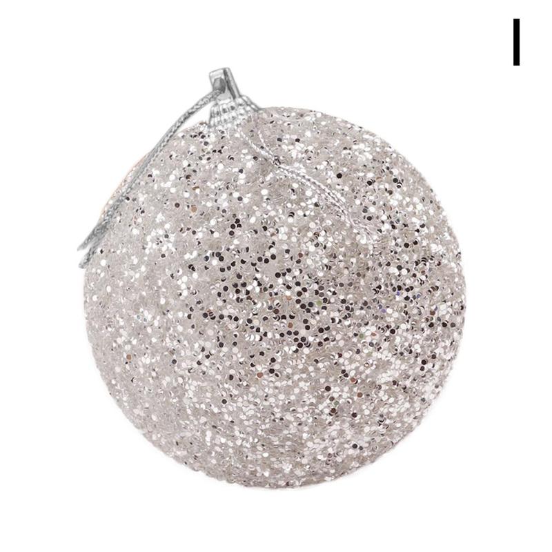5 stücke Kugeln Gold Silber Kugeln Für Weihnachten Heimat Party Strass funkeln Weihnachten Baum 8CM Ball Hochzeiten Ornament: I5