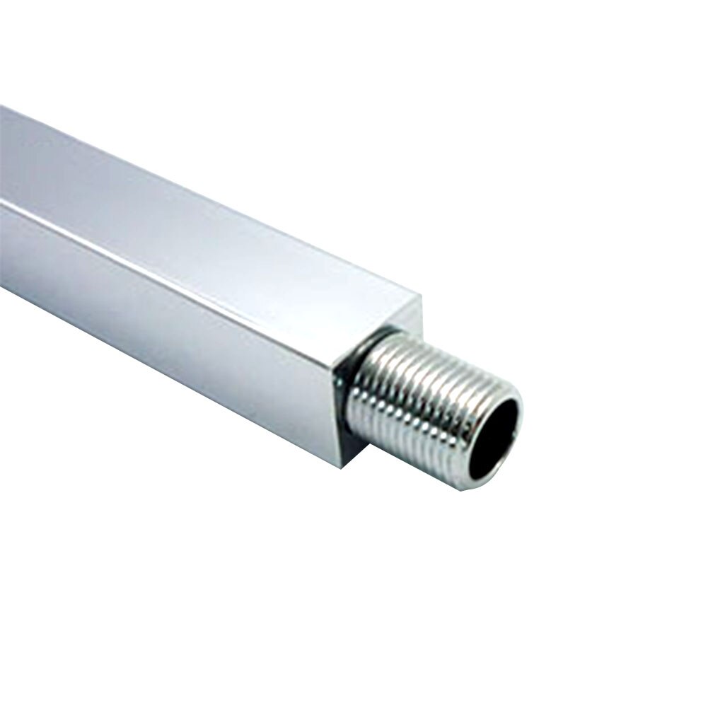 Chrome Finish Shower Head Arm Bathroom Easy Install Hardware Stable Lightweight Ceiling Mounted Stainless Steel Modern Home