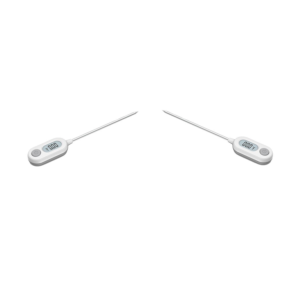Produktbild von PT100-Temperatursonde Aus SUS304-Edelstahl Mit Stahlgeflechtkabel – Lebensmittelsonde Für Pelletgrills, 120 Mm Lang, Für Präzise Fleisch-Kerntemperatur