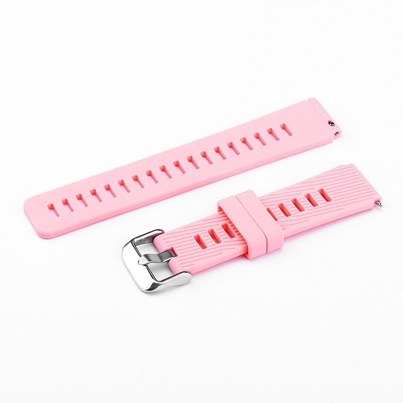 Correa de silicona de 18mm para huawei Talkband b5, muñequera de repuesto, porosa, transpirable, huawei band B5, Correa deportiva, tamaño ajustable: Rosa