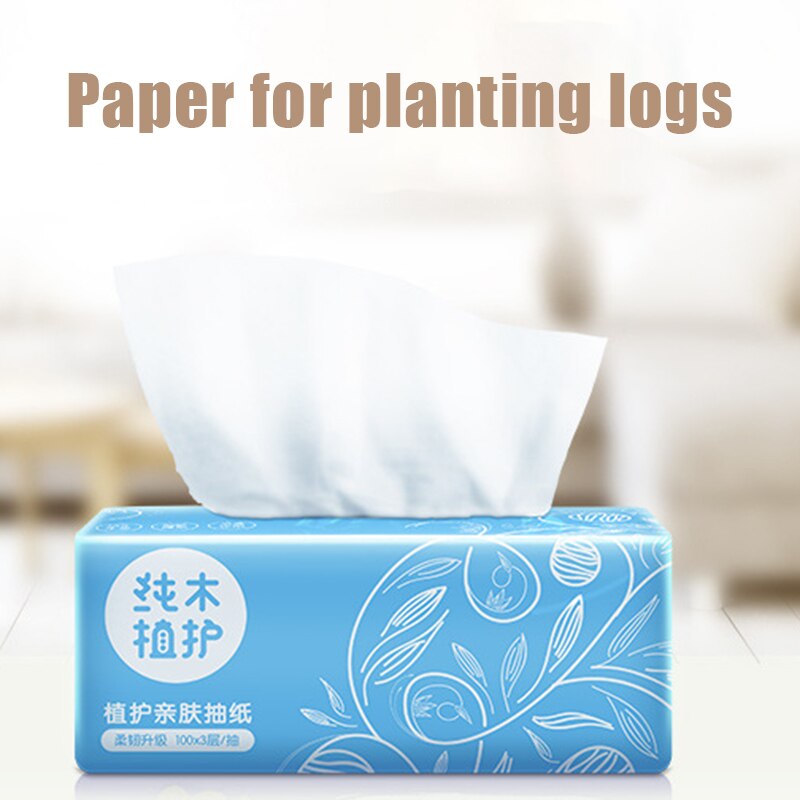 8 Packs Wegwerp Tissues Zachte 3-Ply Zachte Reizen Weefsels Papier Handdoeken Eco-vriendelijke Voor Volwassen Baby RT99