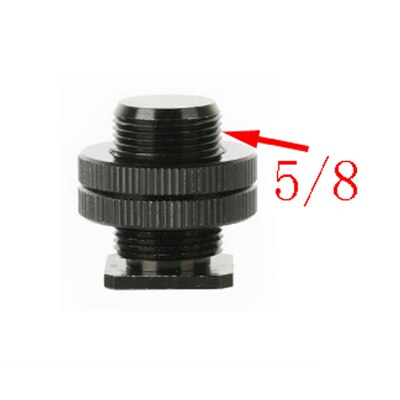 10pcs/lot 1/4" to 3/8" 5/8 Male to Female Double Layer Thread Screw Mount Adapter Tripod Plate Screw for Camera Flash Tripod Mic: A  58