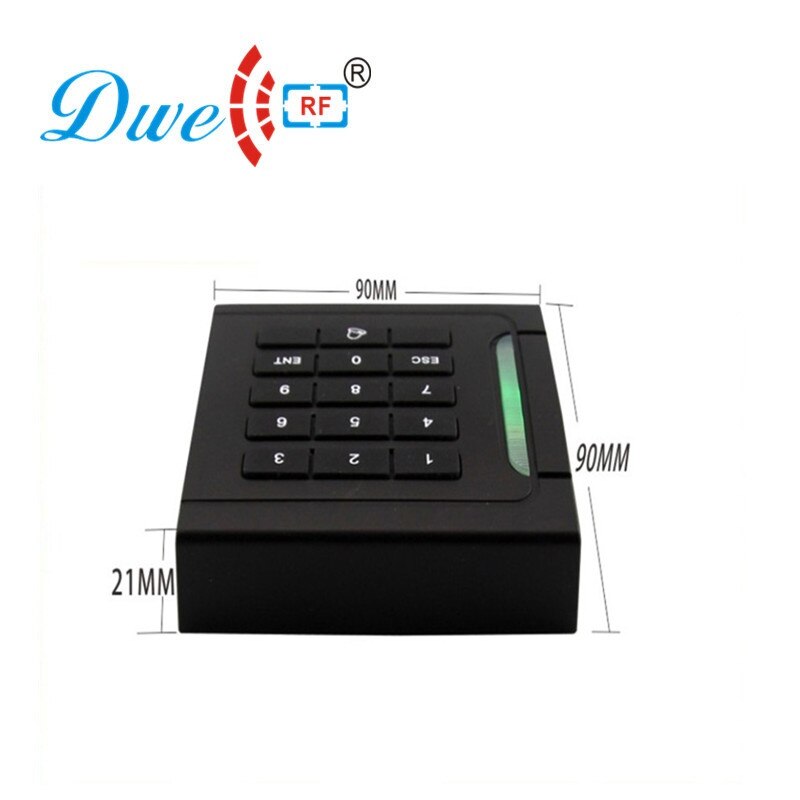DWE CC RF Proximity RFID Card Reader Keypad Wiegand 26 or Wiegand 34 Scanner EM ID MF Reader D302: 13.56mhz wiegand34