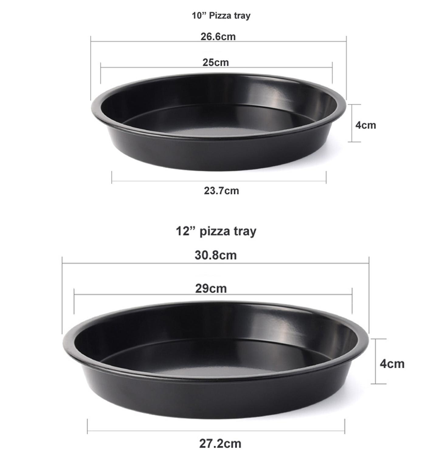 Pizza tray ,8",10",12",14"Non-stick oven bake tray ,oven accessories: 10 and 12 inches