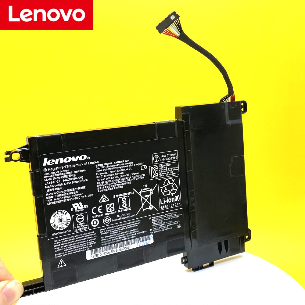 Lenovo IdeaPad Y700 Y700-17iSK serie Y700-15ISK 5B10H22084 L14M4P23 L14S4P22 14,8 V 60wh Original 4050mAh batería del ordenador portátil