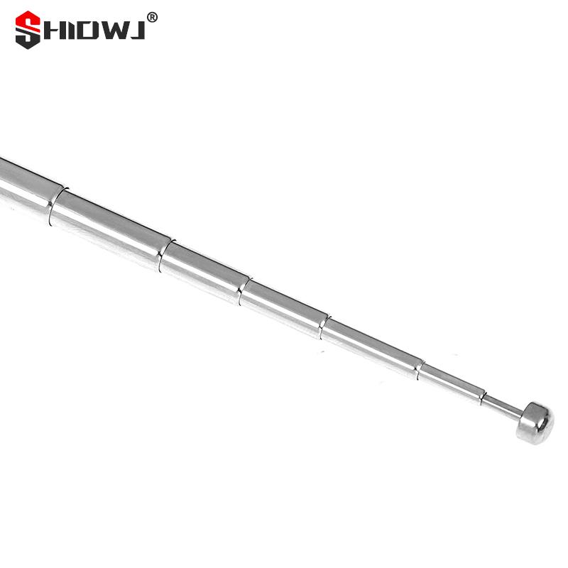 1Pc 4/5/7 Abschnitte Teleskop Antenne Antenne Universal Antenne für AM FM Radio TV silber Erweitert gesamtlänge 765MM/630MM/300MM