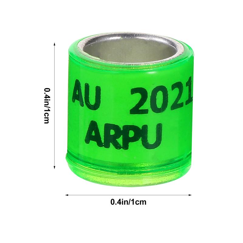 100Pcs Pigeon Foot Rings Numbered Pigeon Foot Ring Bird Leg Rings Leg Bands Racing Identification Rings Bird Accessories: Pigeon Foot Rings B