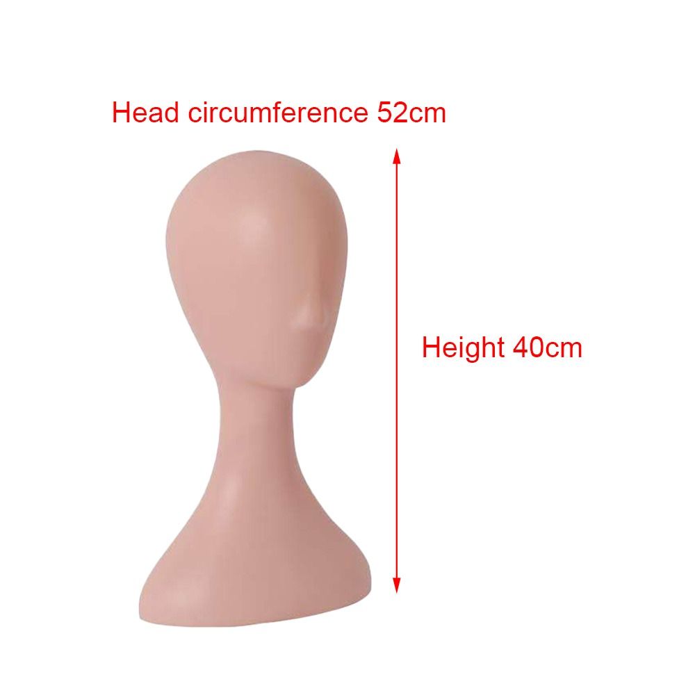 Female Model Wig Hat Scarf Manikin Head Model Display Frame Accessories Female Head Props