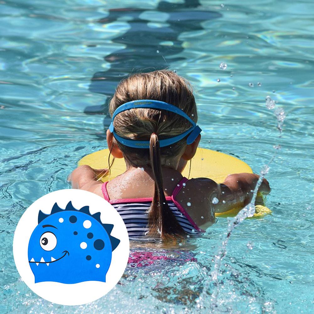 Bescherming Oor Interessante Siliconen Badmuts Voor Jongens En Meisjes Kinderen Badmuts Waterdichte Badmuts Comfortabele