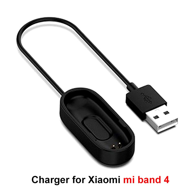 Laddare för xiaomi mi band 3 4 2 för mi band 4 laddare utbyte usb laddningsadapter kabel för xiaomi miband 3 smart band: För mi band 4