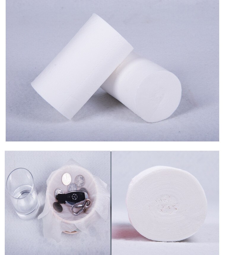 12pcs Roll Paper Tissue Paper Roll 4 Layer Thickened Household Paper toilet paper rolls pack rolling paper D325