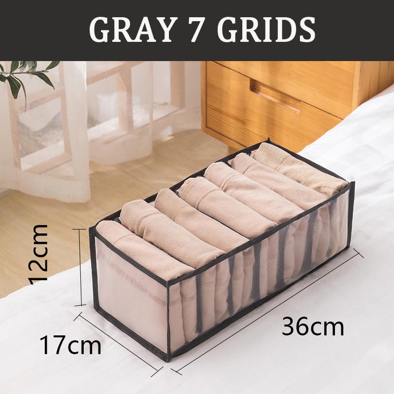 Unterwäsche Bh Veranstalter Lagerung Kasten Höschen Socken Lagerung Boxen Kleiderschrank Kleidung Organizer Schubladen Separator Boxen: dunkel khaki