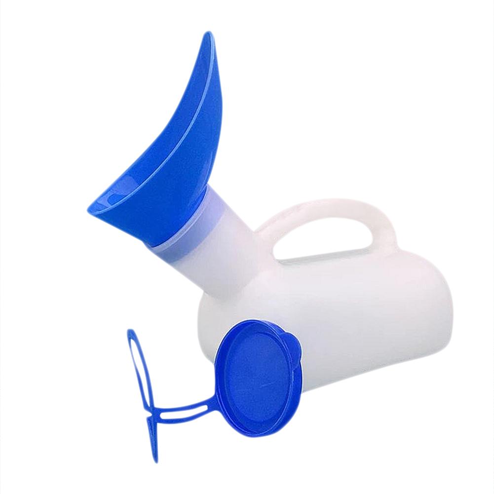 1000ML Urinal Toilet Female Male Unisex Traveling Camping Portable Plastic PE Material with Connector Delivered Randomly 20E