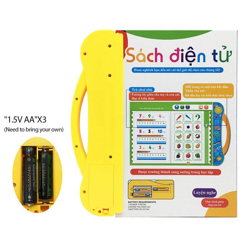 Vietnamese/Arabic English Point Reading Children&#39;s Toys Intelligent Early Learning Learning Machine EBook With Smart Logic Pen