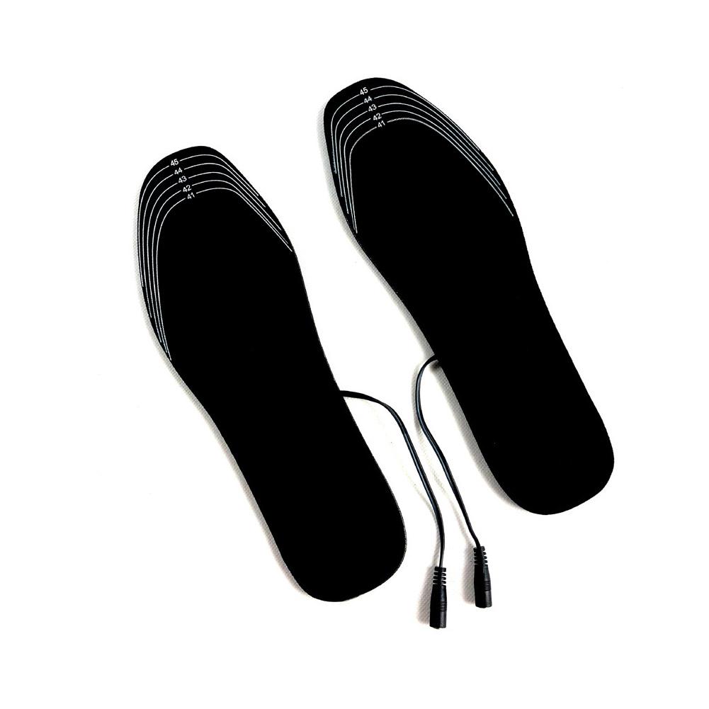 USB Heated Shoe Insoles Feet Warm Sock Pad Mat Electrically Heating Insoles Washable Warm Thermal Insoles Unisex Size 35-45: Size 41 to 45