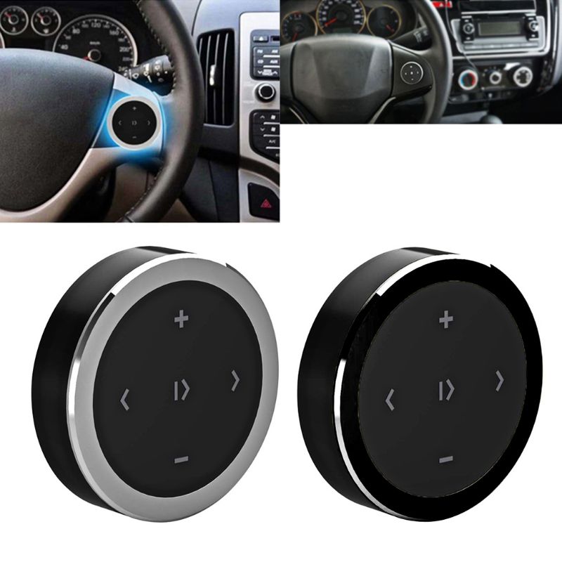 Draadloze Bluetooth 3.0 Media Knop Auto Motorfiets Stuurwiel Muziek Spelen Afstandsbediening Voor Ios/Android Afstandsbedieningen