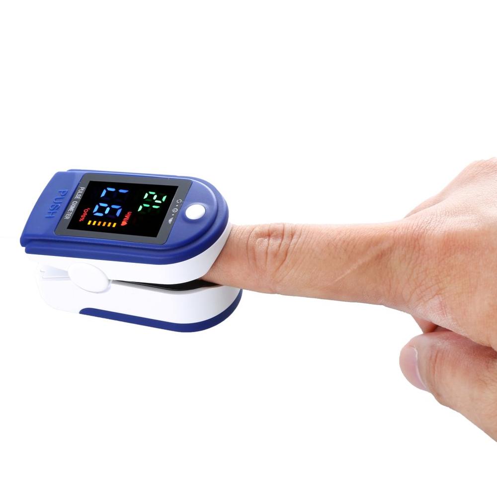 Blood Oxygen Monitor Finger Pulse Oximeter Oxygen Saturation Monitor Oximeter Heart Rate Monitor Without Battery Fast