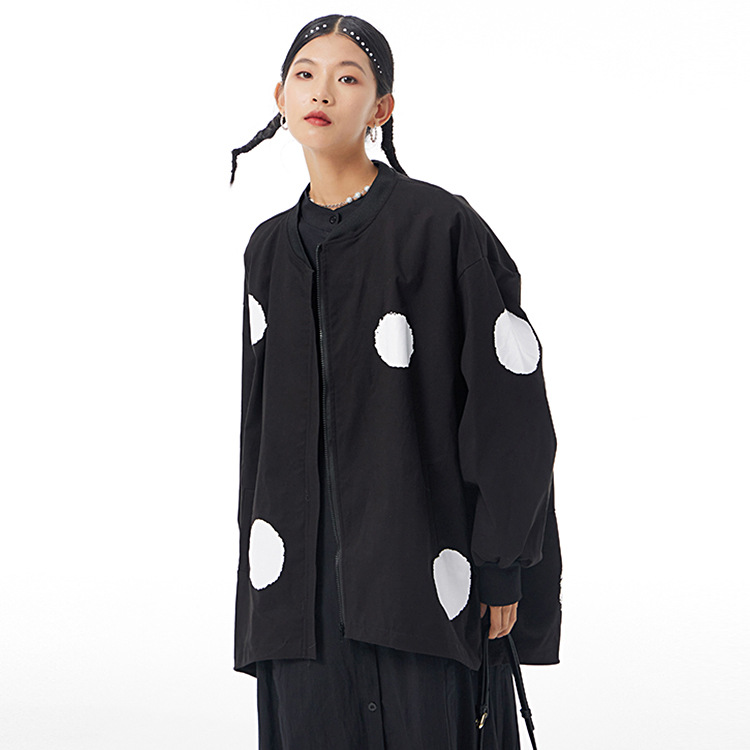 2024 herfst mode losse vest hoodie temperament originele vrouwen Europa en de Verenigde Staten casual jas 5201