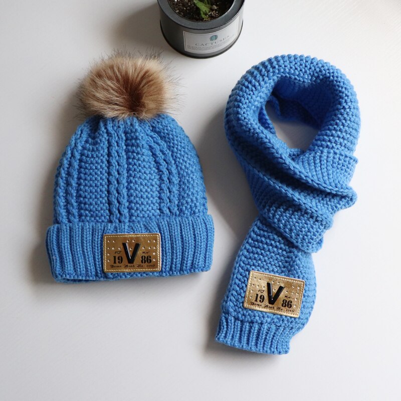 Set Van 3 Baby Sjaals Voor Middelbare Scholieren En 2 Kinderen Hoeden, Sjaals En Handschoenen Voor De Winter Jongens