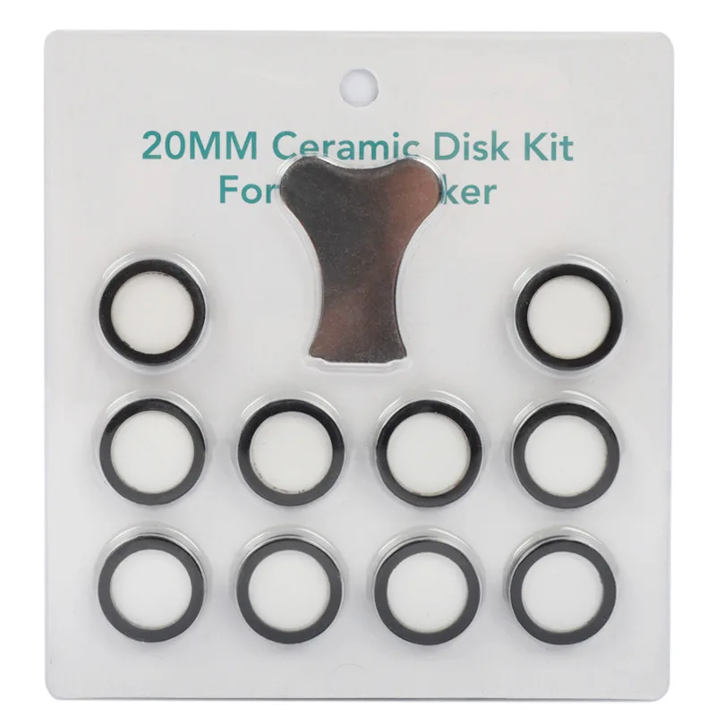 20mm Fogger Ultrasonic Ceramic Disc Sheet Atomizer Humidifier Accessories Replacement Ceramic Disk Kits for Fog Making Machine: GRAY