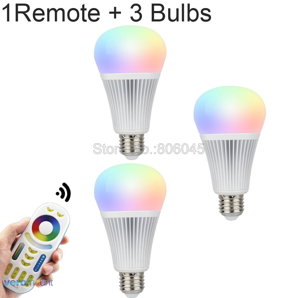9W E27 LED Lamp Milight RGB + CCT Smart LED Lamp FUT012 AC 85 V-265 V Dimbare 2.4G Draadloze Afstandsbediening Smartphone APP Controle