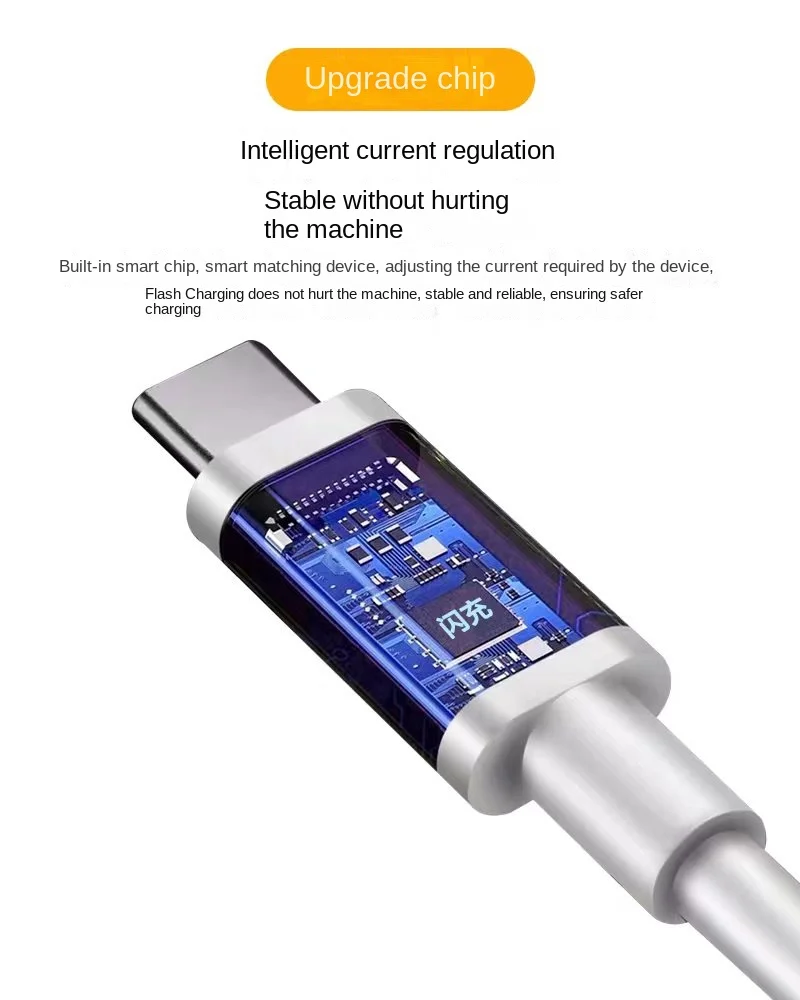 Smile VOOC-Câble de Charge USB Type C, Chargeur pour OPPO Pad Air A73 A53s A93 A33 A32 A53 A72 A74 A54 AHuns A73 A53s 5G, 33W