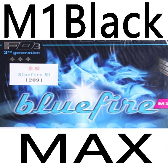 Original donic bluefire m1 m2 m3 tênis de mesa borracha raquetes de tênis de mesa esportes azul chama azul fogo: M1 black