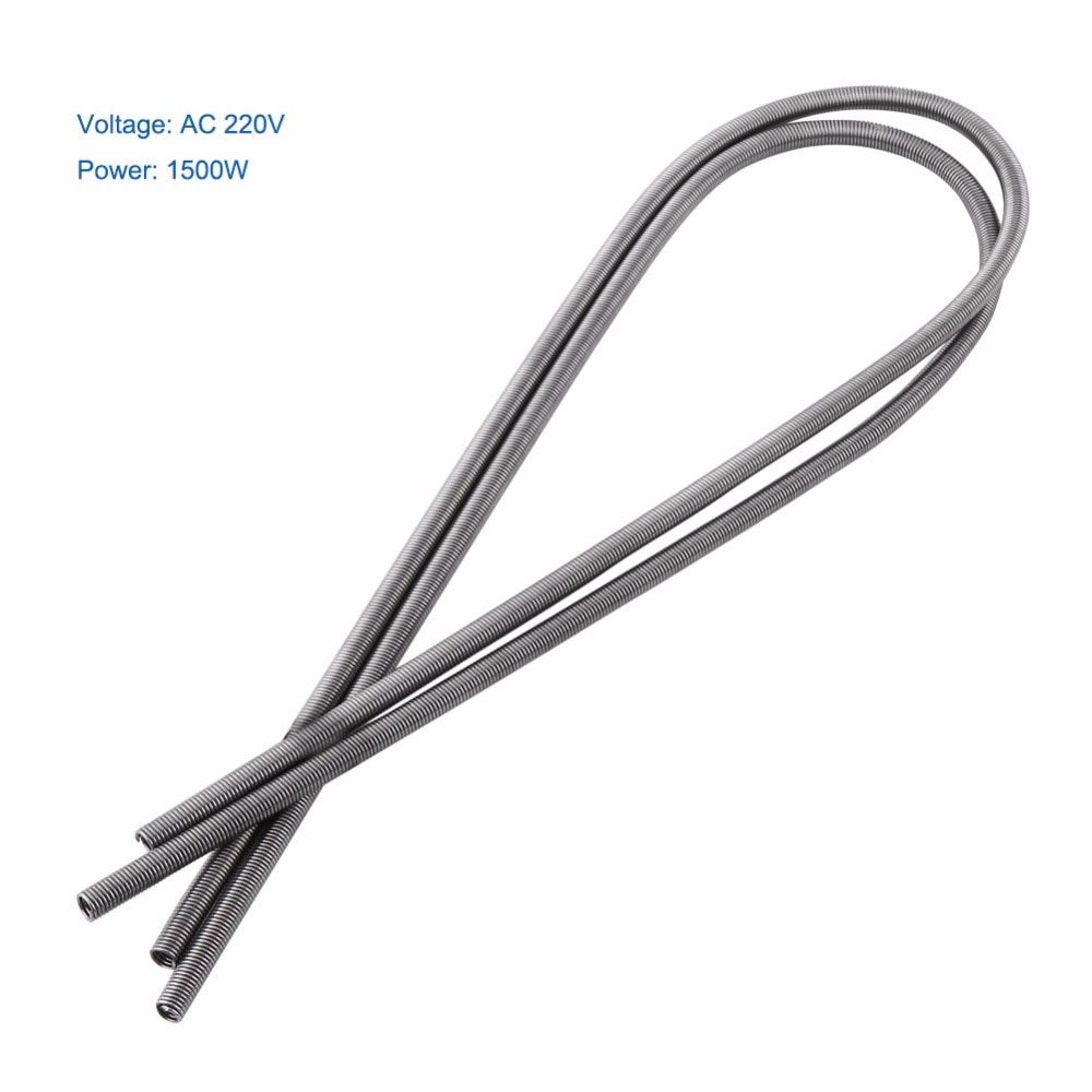 2Pcs/Set AC 220V 1500W Kiln Furnace Heating Element Coils High Resistance Wire Restring Coil Heater Coil Kit