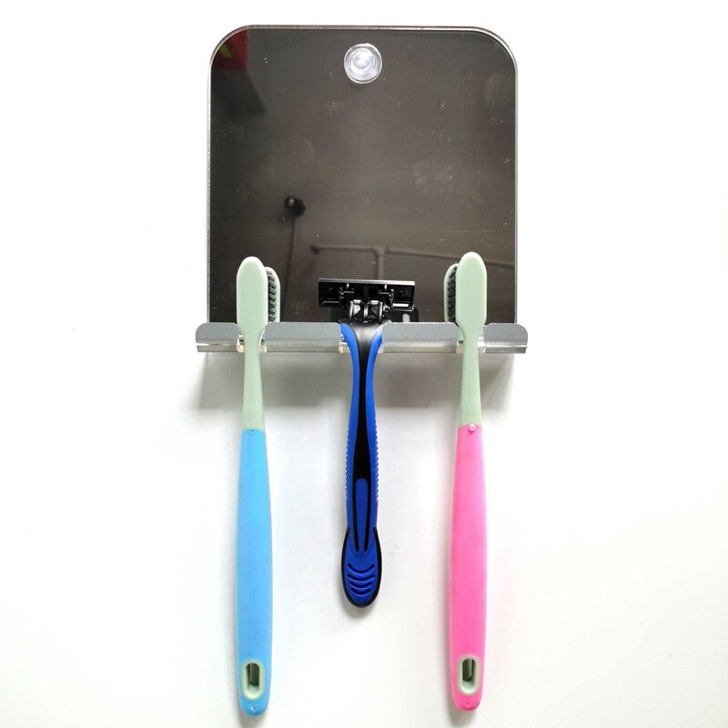 Miroir de douche Anti-buée, miroir de rasage de salle de bain sans buée