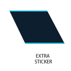 S2 Sherlock Sticker Smart Lock Replaceable Seamless Adhesive lock Accessories of Sherlock Smart lock: Sticker right