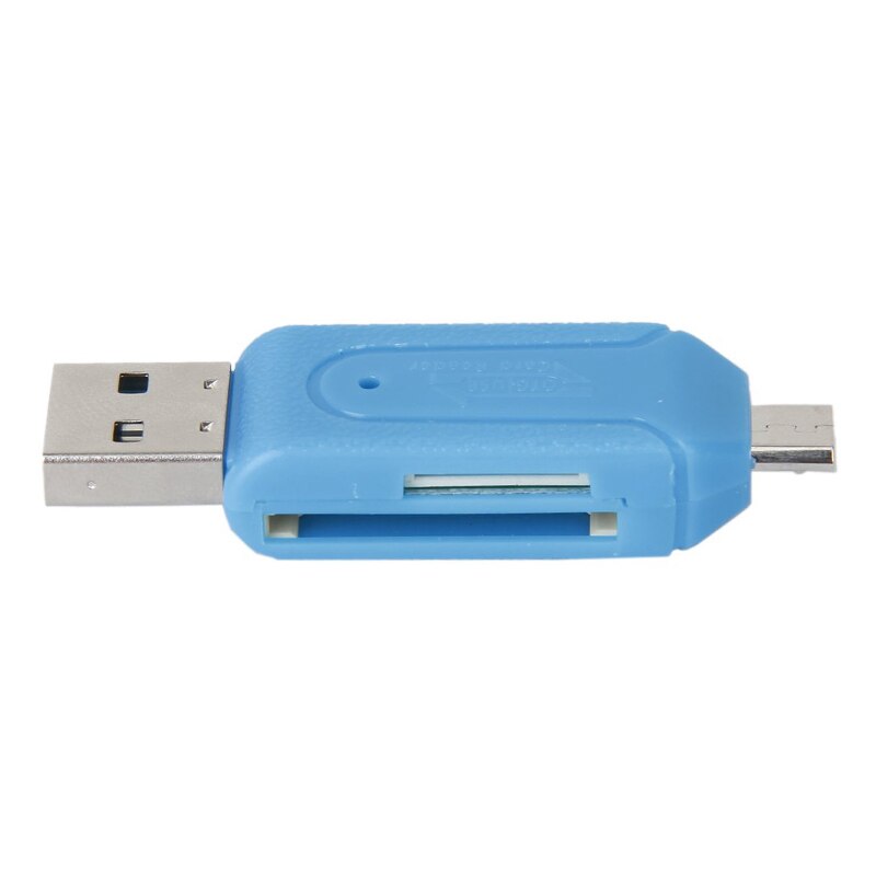 Micro USB & USB 2 In 1 OTG Card Reader High-speed USB2.0 Universal OTG TF/SD For Android Computer Extension Headers