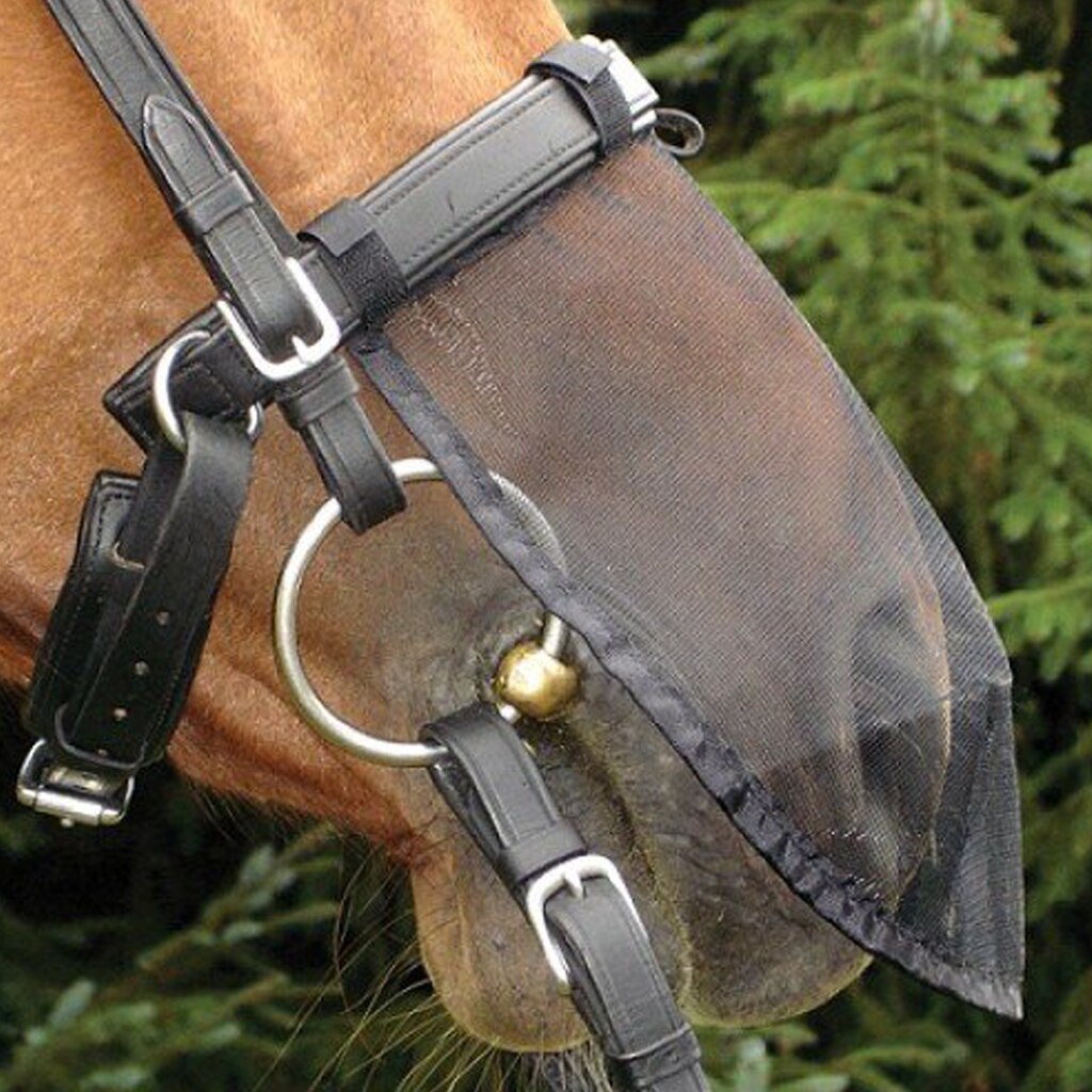 Horse Riding Comfortable Nose Net Equestrian Fly Mask Protection Outdoors