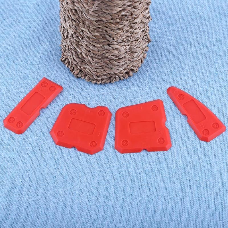 4pcs Caulking Tool Joint Sealant Silicone Grouts Remover Floor Scraper(B)