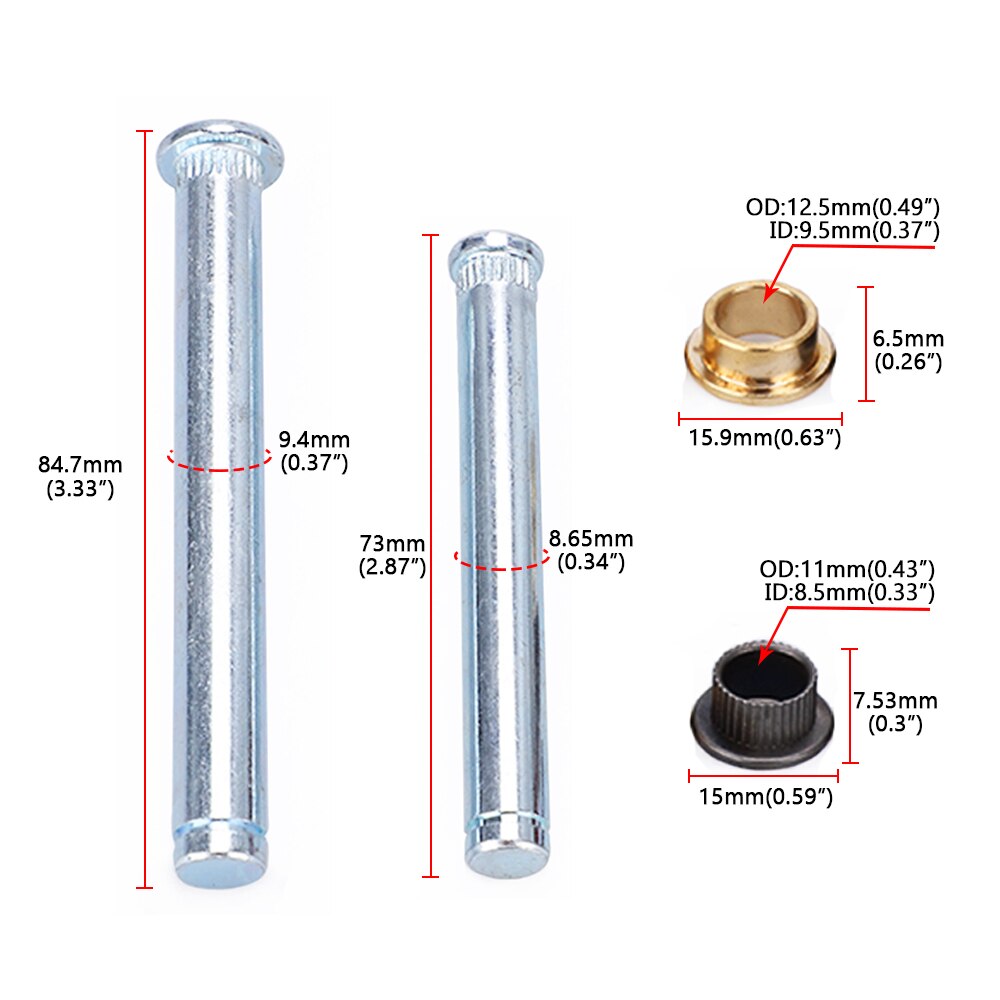 Para Dodge Ram Truck 94-01 perno bisagra puerta y el casquillo Kit de accesorios de coche Yc101498