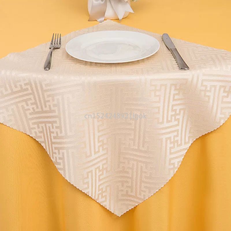 10PCS Hotel Coffee Shop Cup Cloth Placemat Cloth Restaurant Napkin Cloth Folded Square Cloth Mouth Cloth Does Not Shed Hair