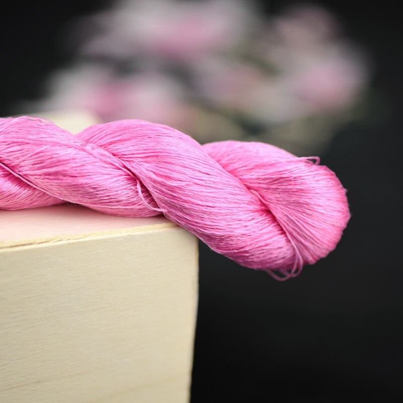 Zijde Borduurgaren/100% Zijden Draad/Hand Borduren Borduren Kruissteek/Rose Roze/9 Pure Kleuren: 4