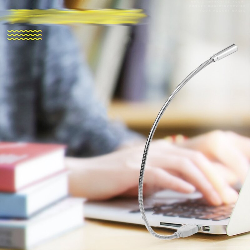 Flexible USB Light LED Portable Snake Shape Computer Lamp For Laptop Notebook PC