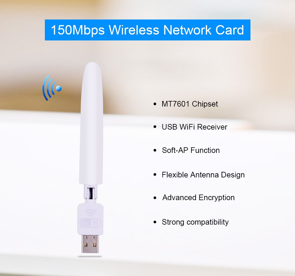 PIXLINK LV-UW10S USB WiFi Adapter MT7601 Chip 150Mbps kabellos WiFi Dongle Steigern Signal Tragbare Wifi Router Unterstützung Fenster XP