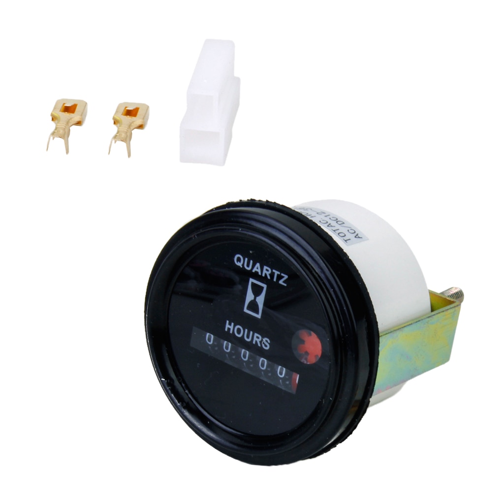 Digital Battery Indicator With Hour Meter Battery Fuel Gauge Engine Meter