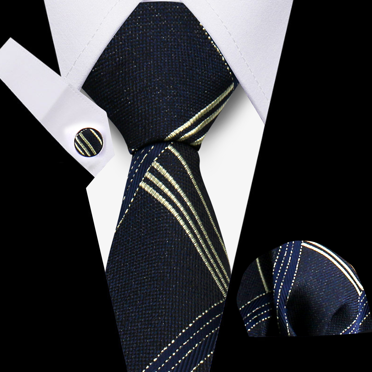 Homens gravatas gravata lenços clássicos xadrez gravata abotoaduras para homens blusa negócios acessórios de casamento mulher colar homem presente: Amarelo limão