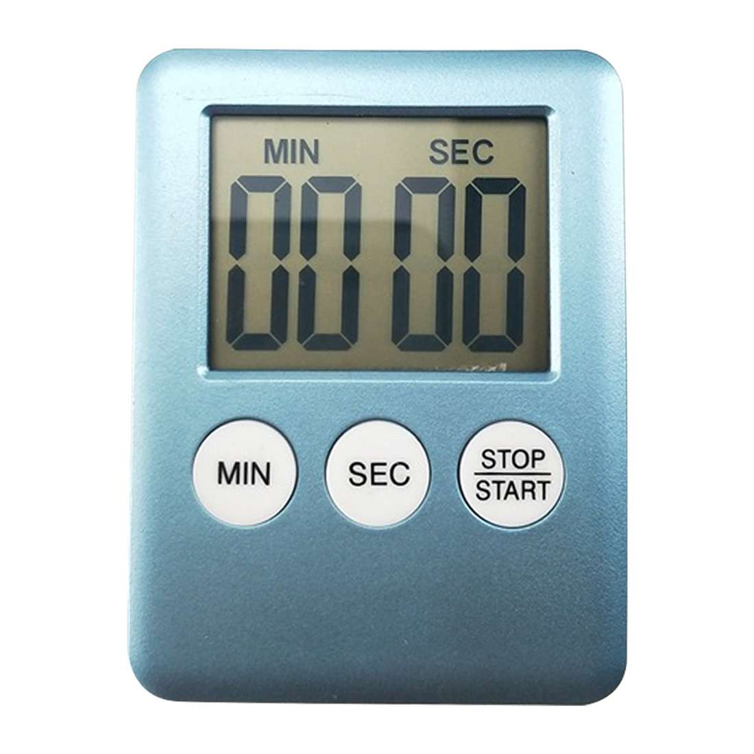 Simple Practical Use Digital Square LCD Display Home Kitchen Timer Electronic Kitchen Cooking Timer Stopwatch cooking timer: Blue