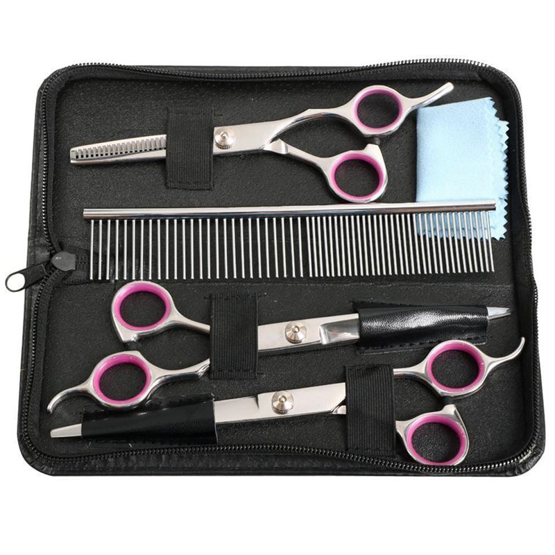 The construction of dog grooming scissors