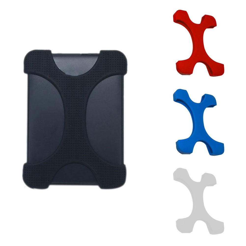 2.5 "Draagbare Externe Harde Schijf Bag Carry Case Cover Silicon Rubber Case Voor Wd Sony 2.5 Inch Kleurrijke harde Schijven Hdd