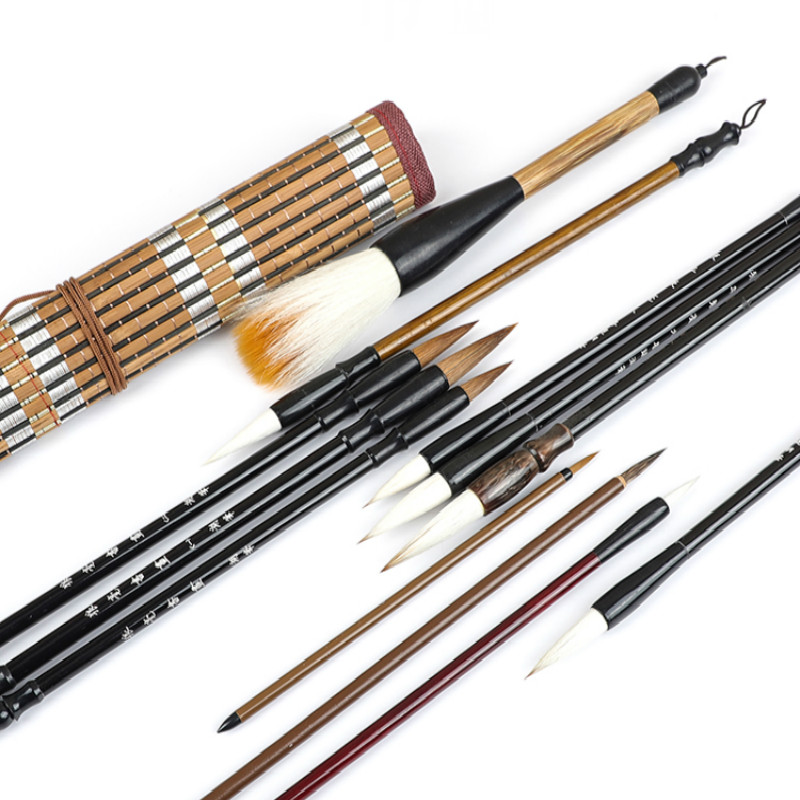 Chinese Meticulous Painting Calligraphy Brush Set Chinese Painting Calligraphy Brushes Freehand Painting Brushes Tinta China