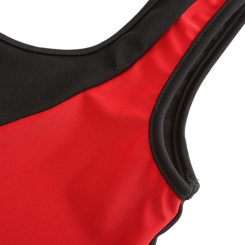 Children Kids Girls Gymnastics Suit Soft Breathable Sleeveless Concise Color Matching Gymnastics Cloth Body Suit