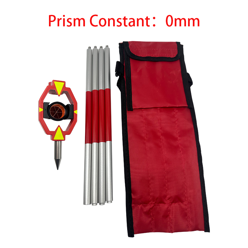 Mini Prism Offset -30/0 /17.5mm Copper Coated With Aluminium Alloy 4 Poles Replacement For Leica GMP111 Total Stations Surveying: Blue