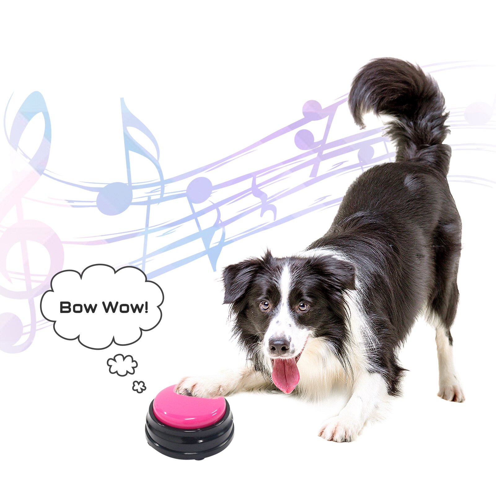 Voice Recording Sound Button for Kids Interactive Toy Phonograph Answer Buzzers Cats Dogs Talking Buttons Party Noise Makers