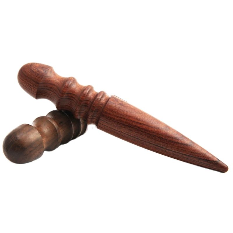 Lederen Schuren Stok Diy Leer Hulpmiddel Hout Schuren Stok Lederen Rand Schuren Tool