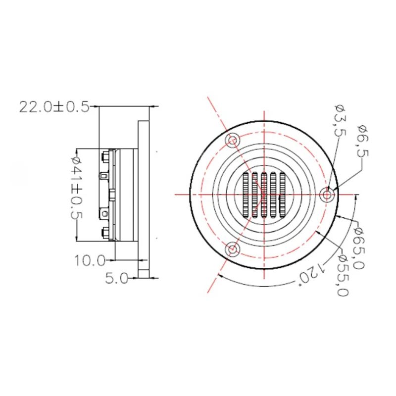 2PCS 30W 8ohm AMT Air Motion Transformer Planar Ribbon Car Tweeter Speaker AVT Neodymium Unit DIY Home Theater HiFi System 89dB