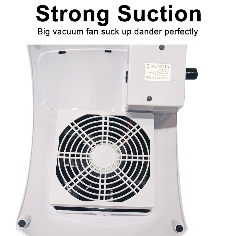 80W Nail Stofafzuiging Collector Nail Art Salon Apparatuur Nail Stofzuiger Machine Met 1 Stofzak